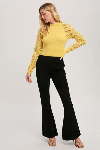 Gloria High-Waist Flare Lounge Pants