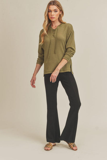 Gloria High-Waist Flare Lounge Pants