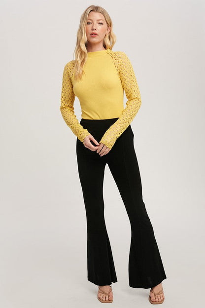 Gloria High-Waist Flare Lounge Pants