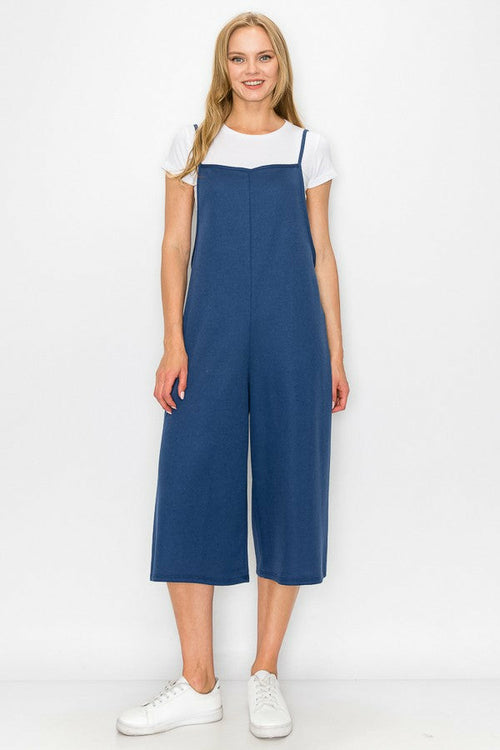 Hera Vee Oversized Jumpsuit in Blue