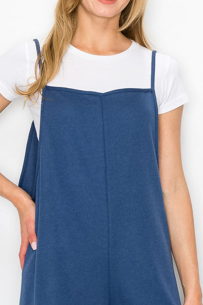 Hera Vee Oversized Jumpsuit in Blue