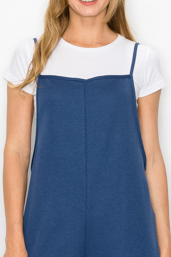 Hera Vee Oversized Jumpsuit in Blue