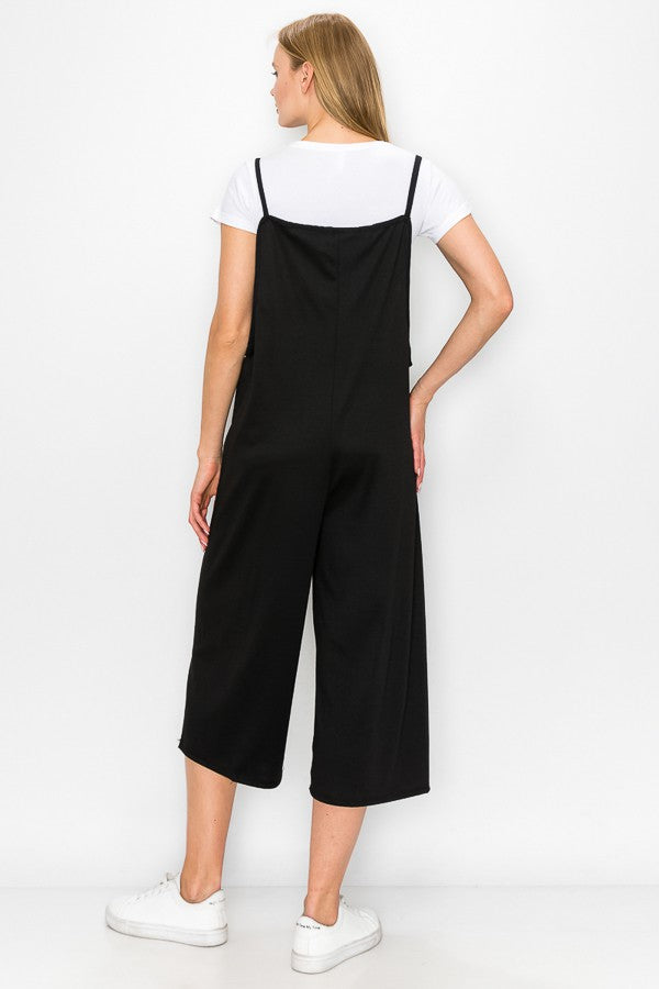 Hera Vee Oversized Jumpsuit in Black