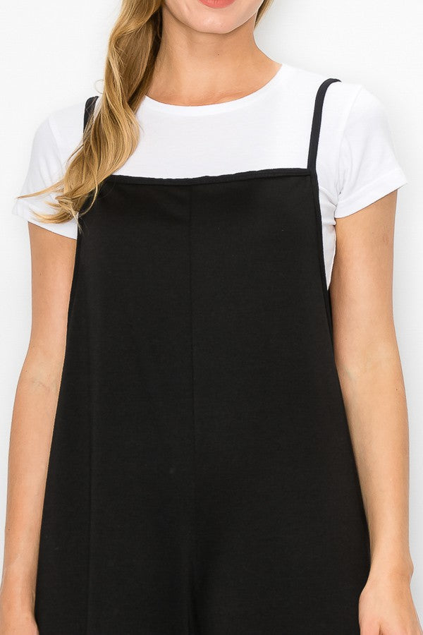 Hera Vee Oversized Jumpsuit in Black