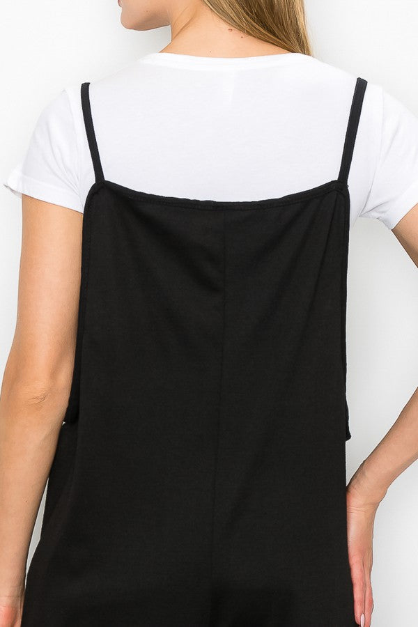 Hera Vee Oversized Jumpsuit in Black