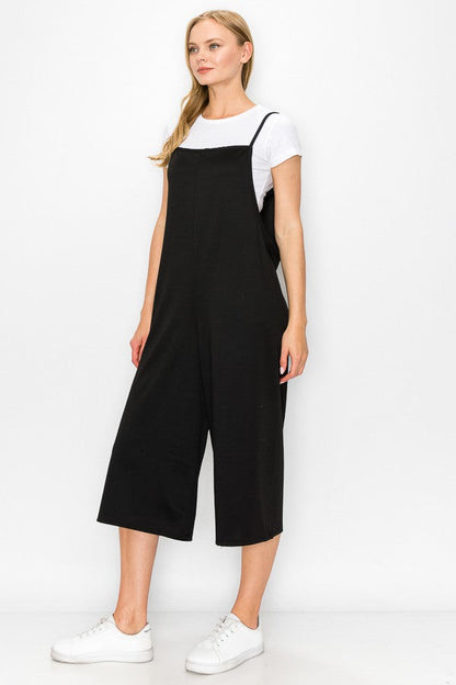 Hera Vee Oversized Jumpsuit in Black