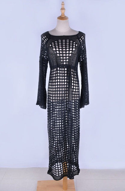 Carolina Vega Crochet Maxi Cover Up