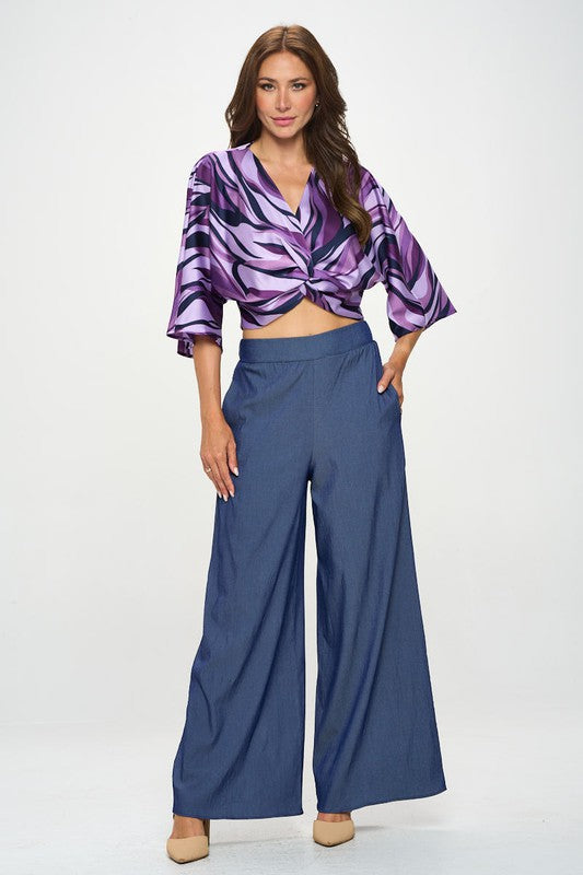 Solene Tencel Wide Leg Pant