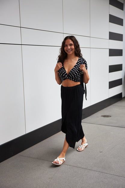 Pear Bernardo Sandal in White