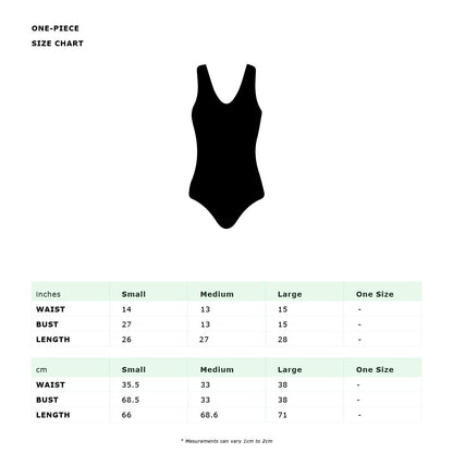 Skylar King Two Tone One-Piece Swimsuit in Black/Peach
