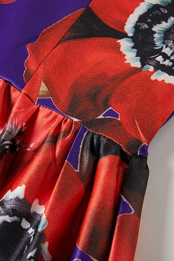 Midnight Garden Floral Maxi Dress