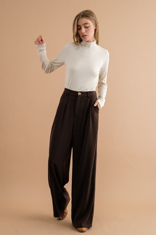 Noir Tailored Wide Leg Trouser