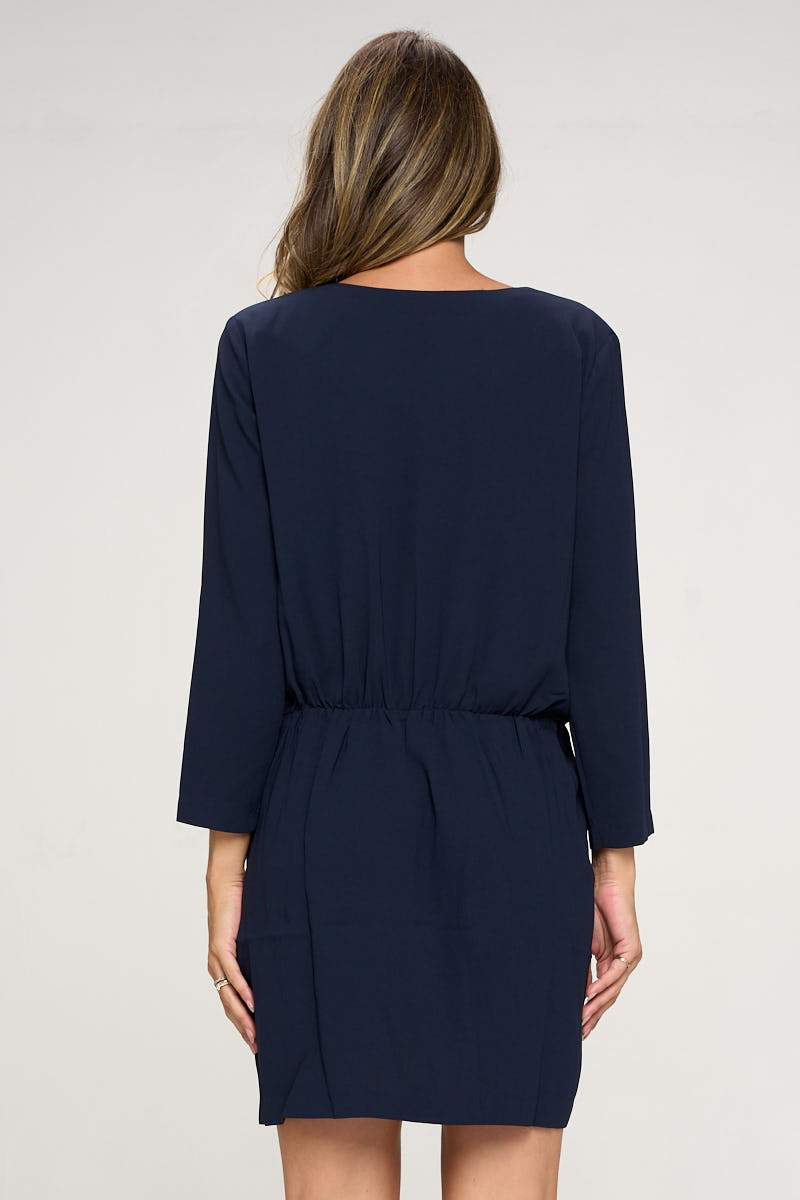ARROW V-Neck Belted Dress