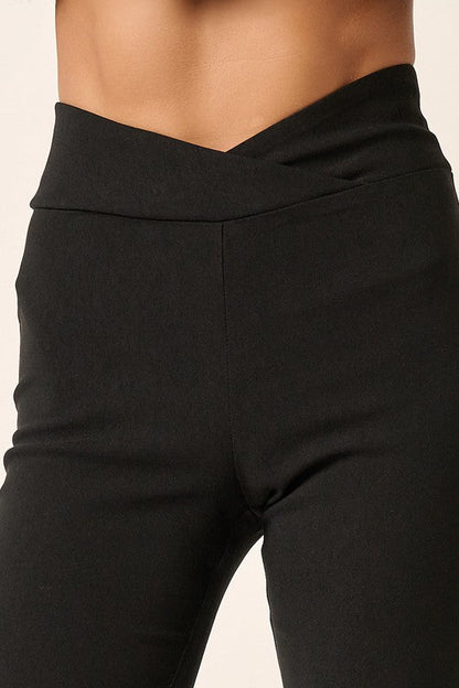 Vera V-Waist Flare Pants