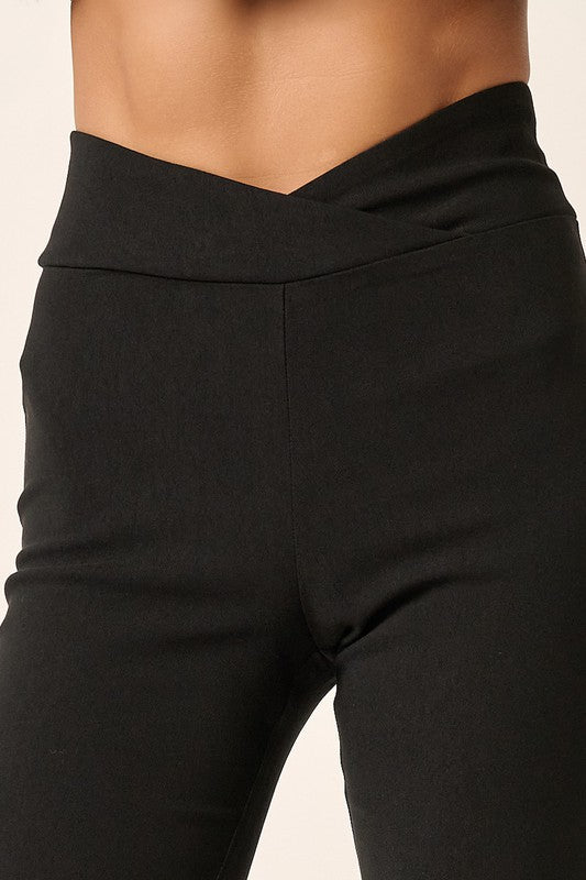 Vera V-Waist Flare Pants