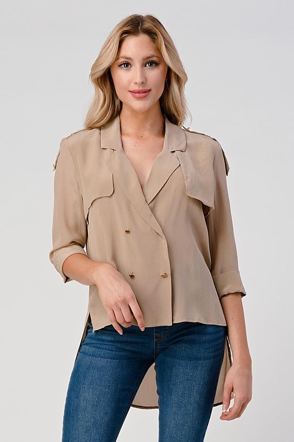 ARROW Trench Shirt Tops
