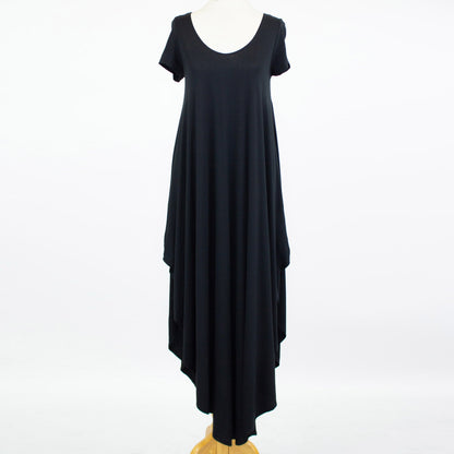 ASHA Short Sleeve Side Slit Maxi Dress