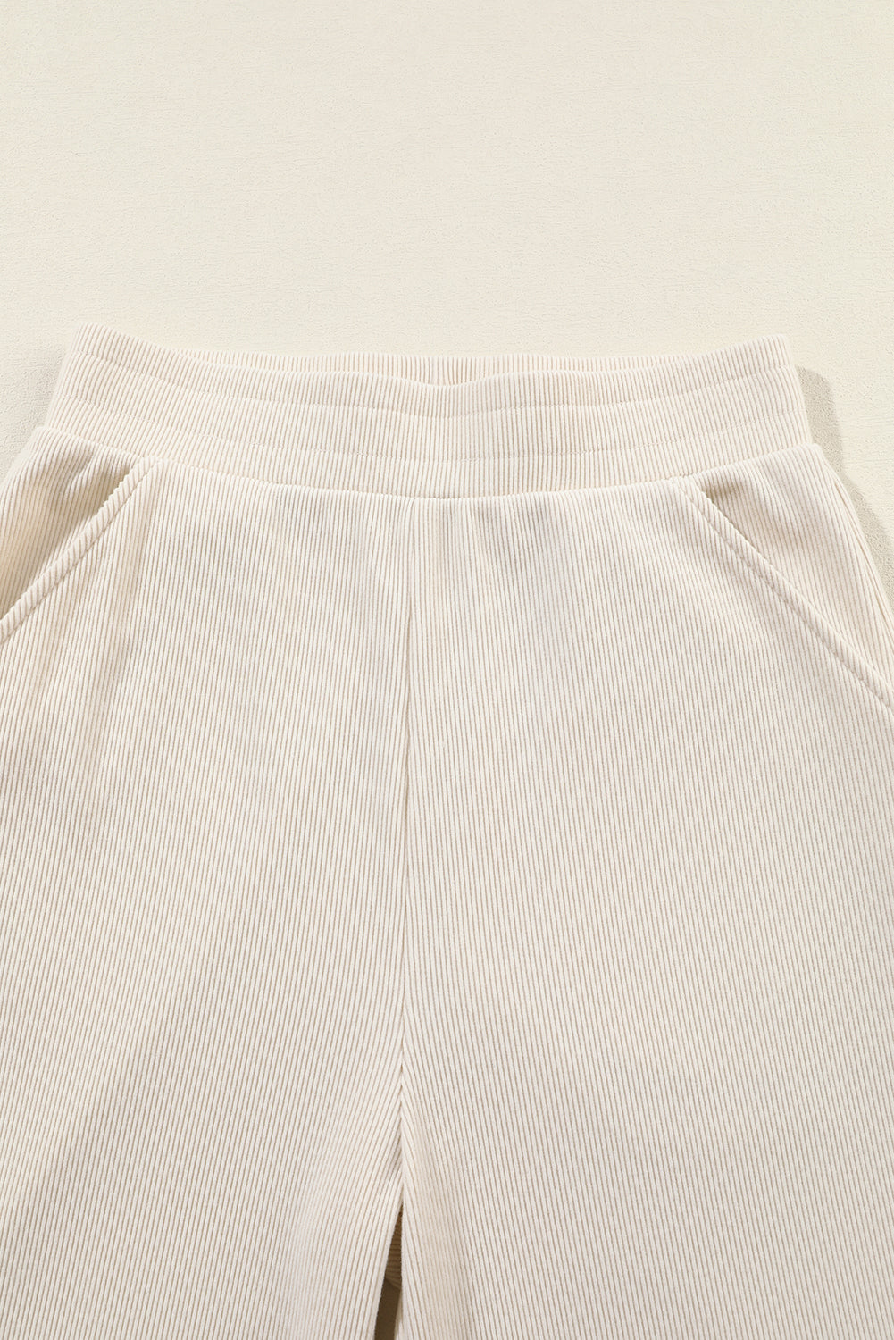 Ivory Ease Ribbed Lounge Set