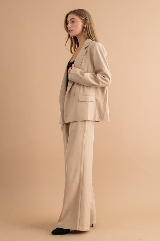 Noir Tailored Wide Leg Trouser