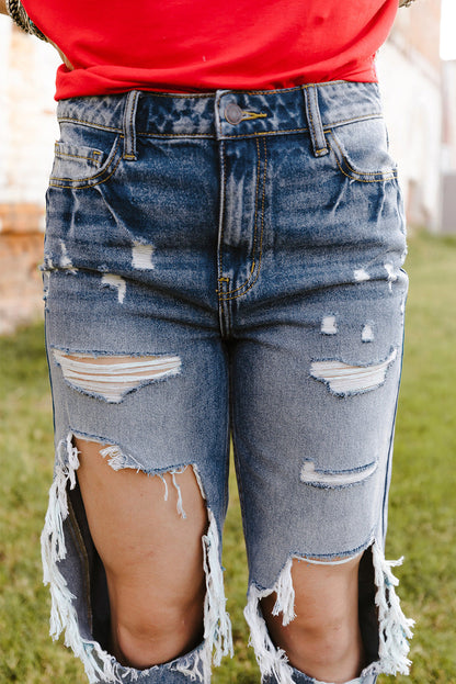 Amari Mendez High Waist Boyfriend Jeans