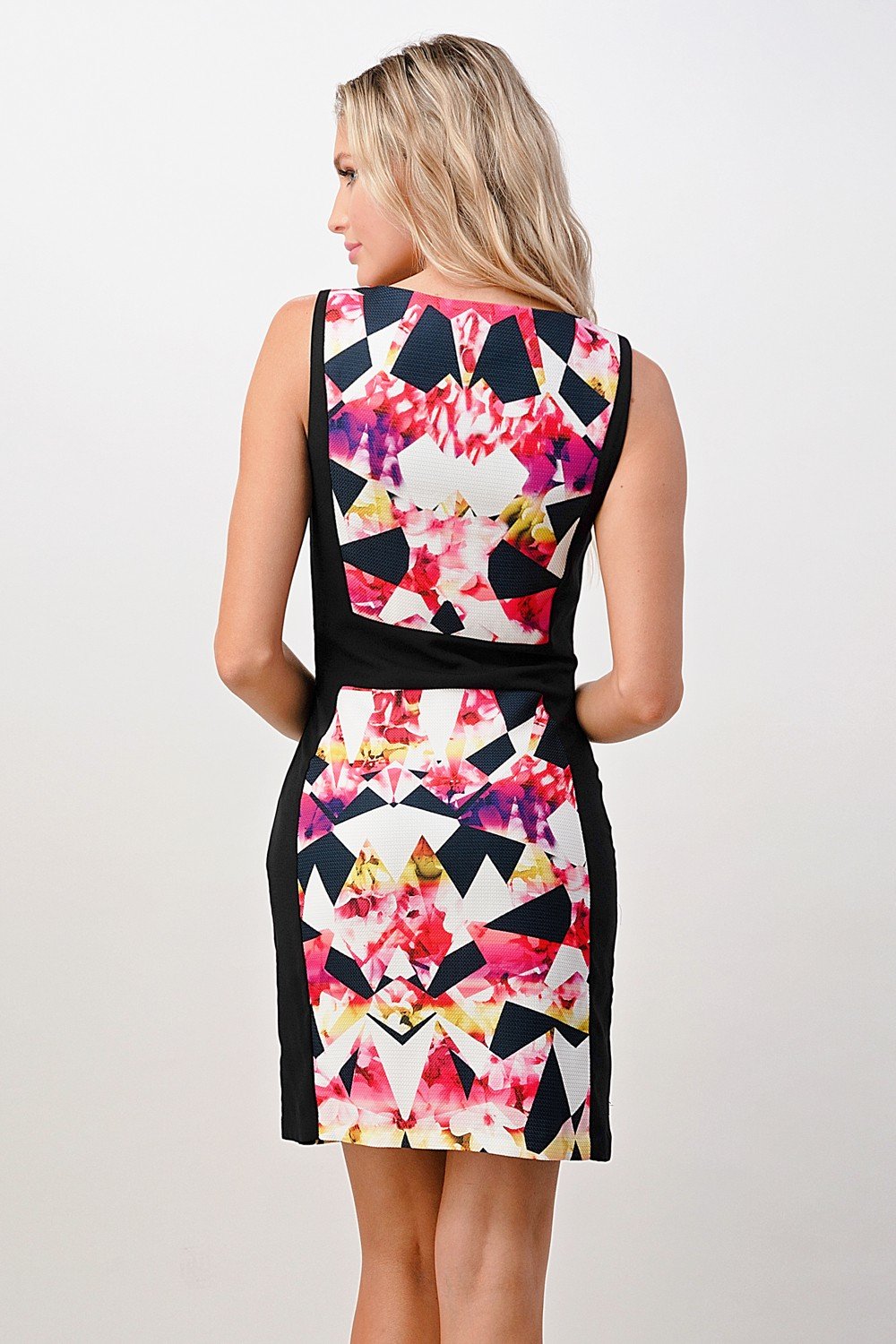 ARROW Geometric Floral Print Bodycon Dress