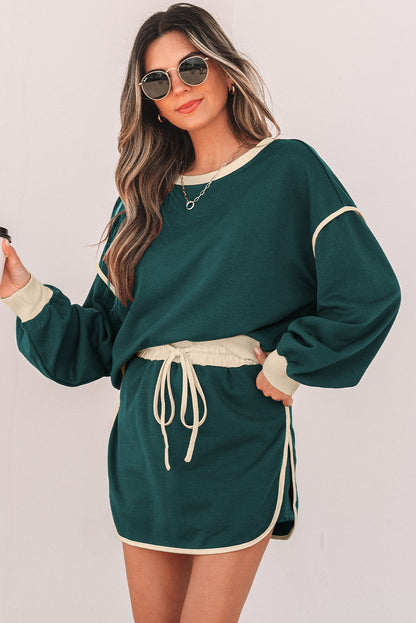 Weekend Lounge Skort Set