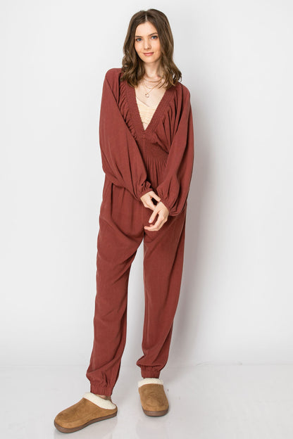 Amelia Harper V-Neck Jumpsuit