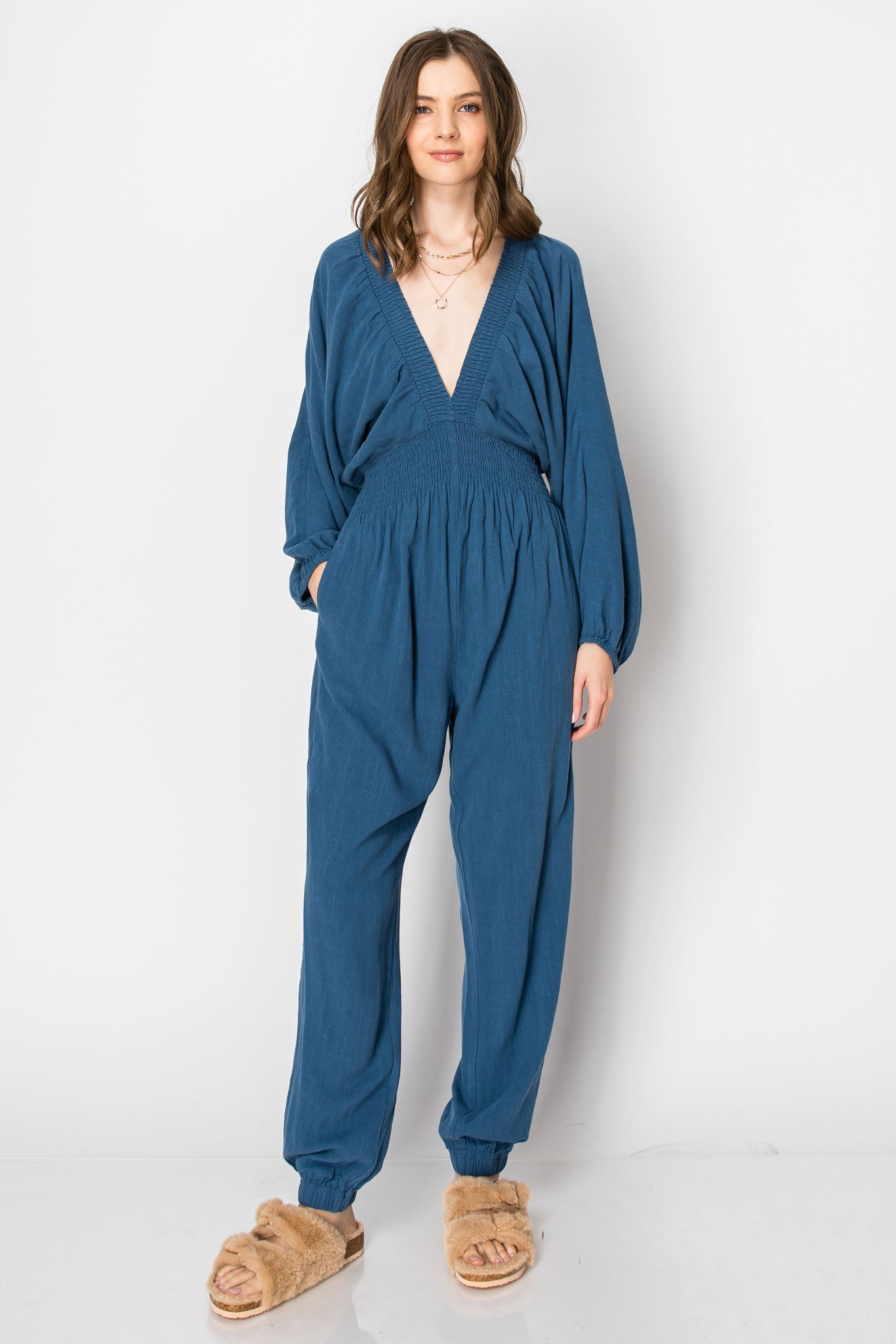 Amelia Harper V-Neck Jumpsuit