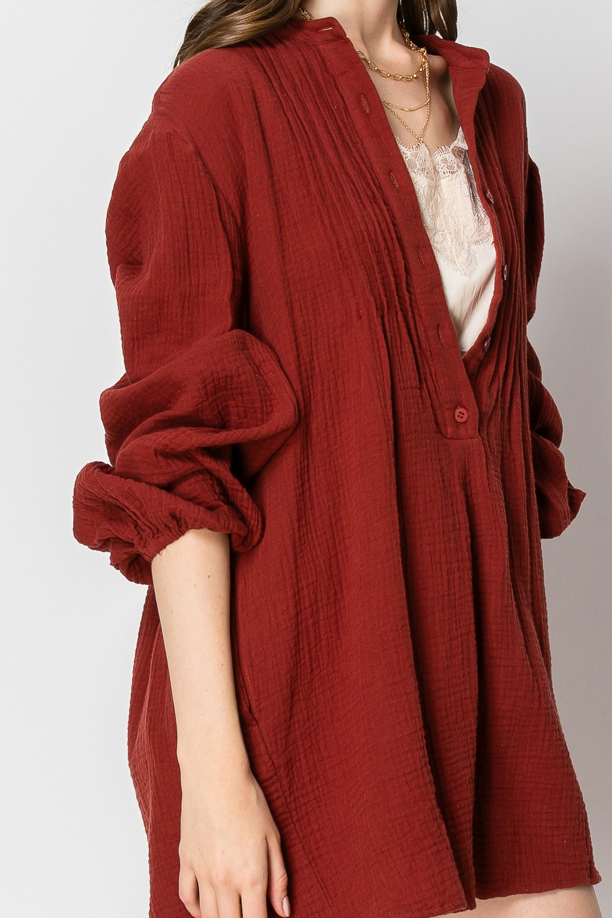 Amelia Harper Long Sleeve Romper