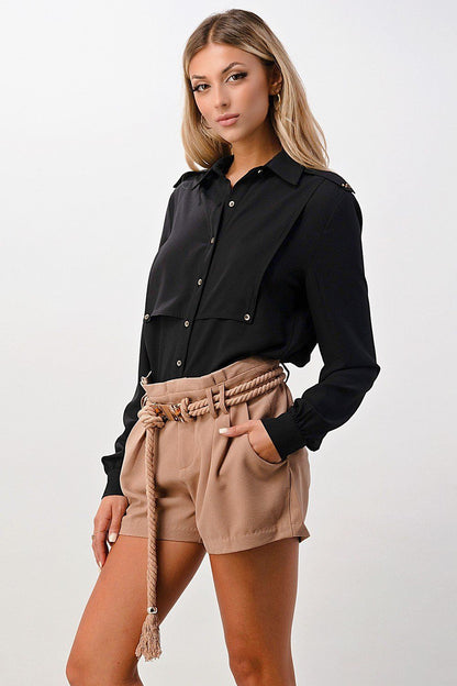 ARROW Military Blouse with Gold Buttons