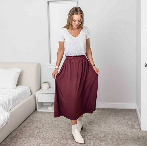Chicago May Waist Midi Skirt