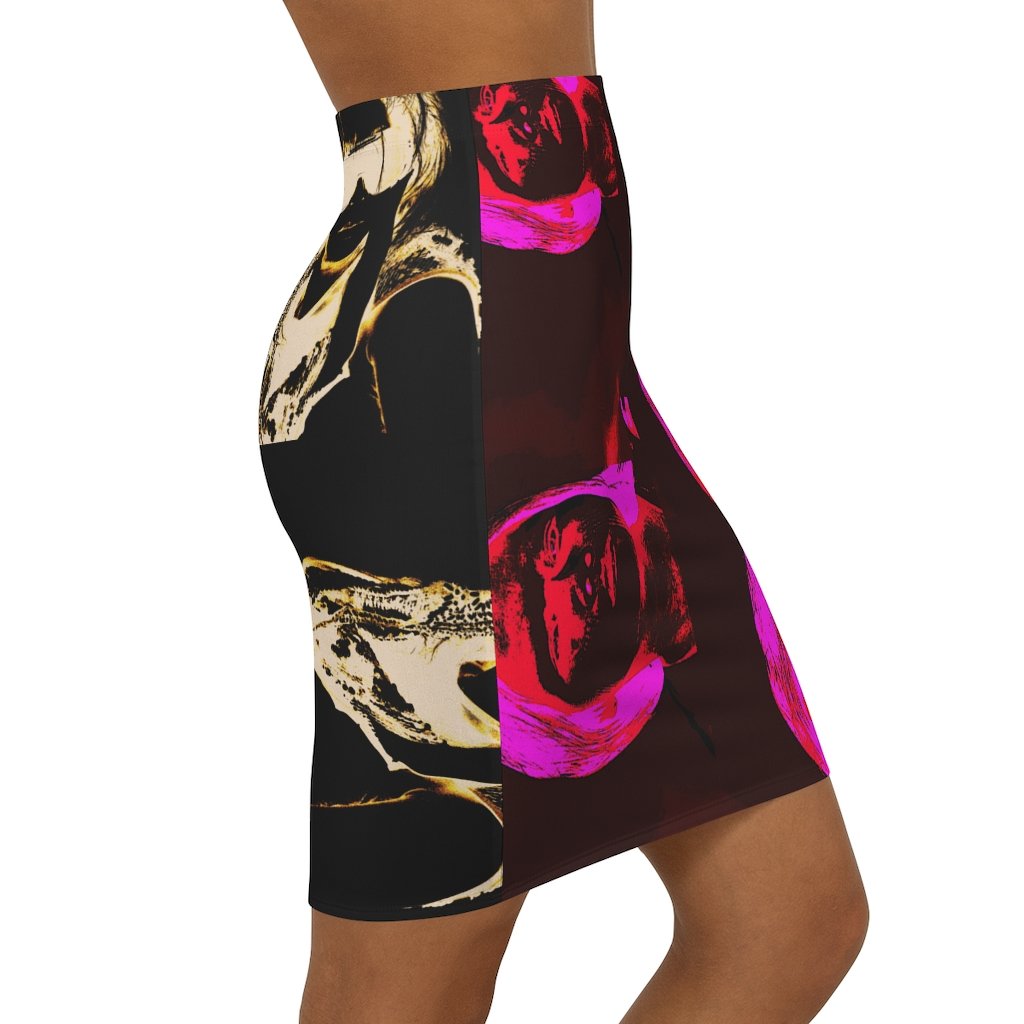 Tammy Scott Art Bodycon Skirt