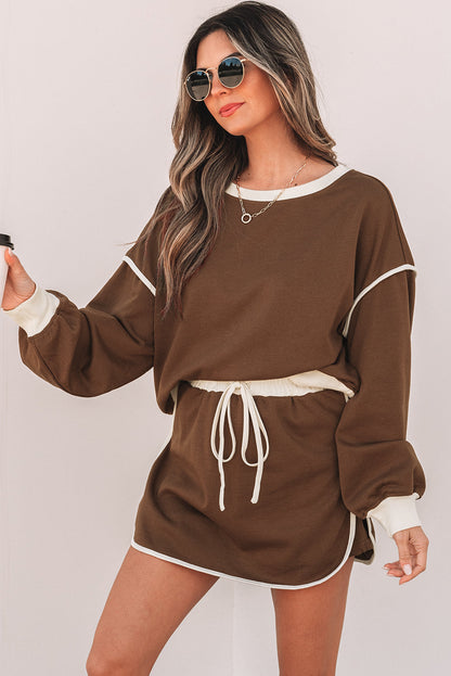 Weekend Lounge Skort Set