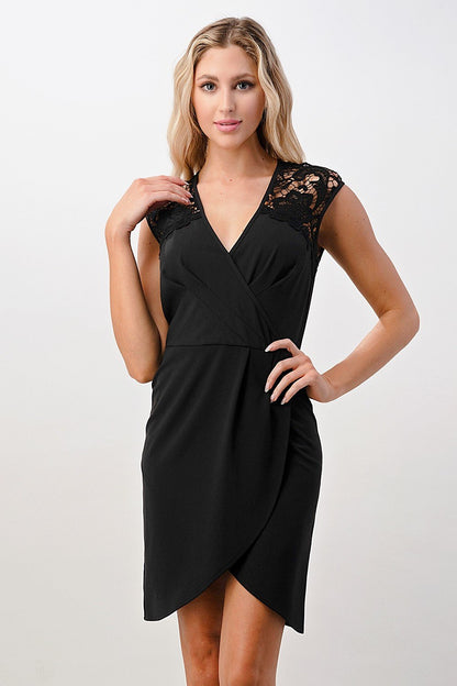 ARROW Floral Wrap Dress