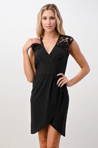 ARROW Floral Wrap Dress