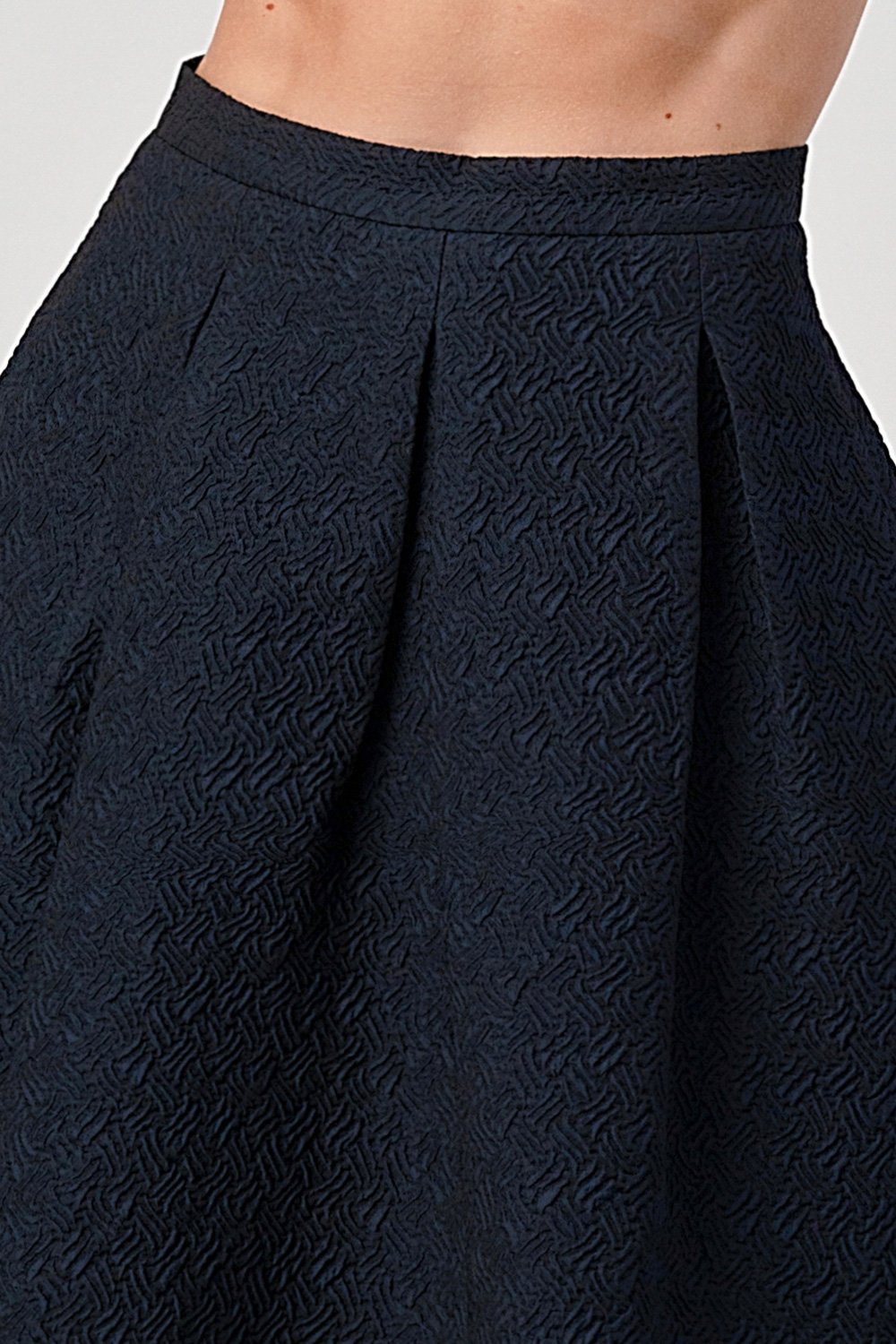ARROW A-Line Pleated Midi Skirt
