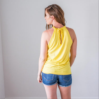 Halter Neck Keyhole Cami