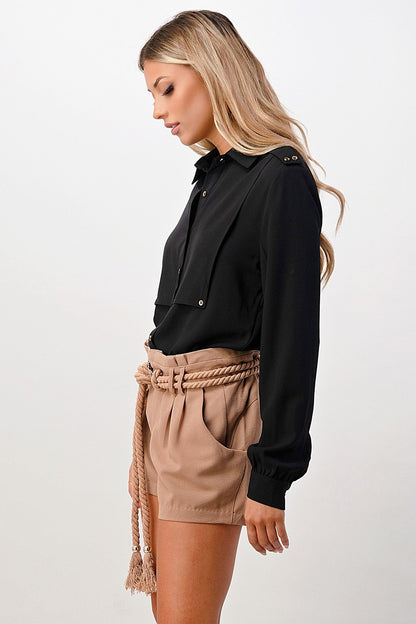 ARROW Military Blouse with Gold Buttons