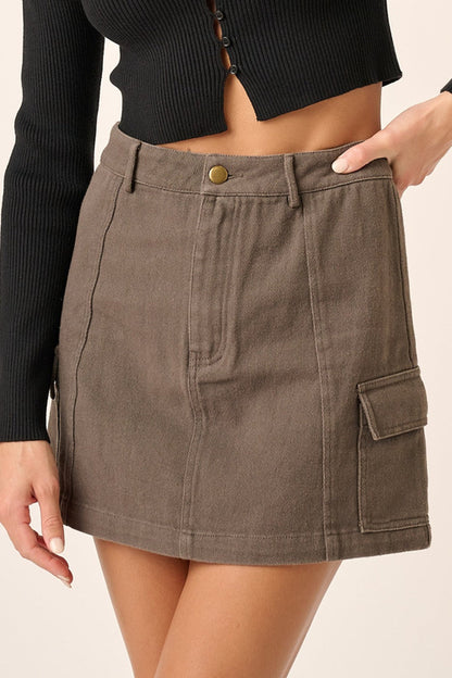 Field Day Utility Cargo Mini Skirt