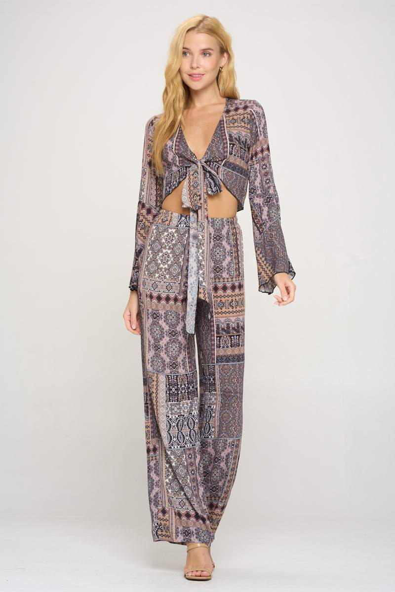 Solstice Drift Tie-Front Set