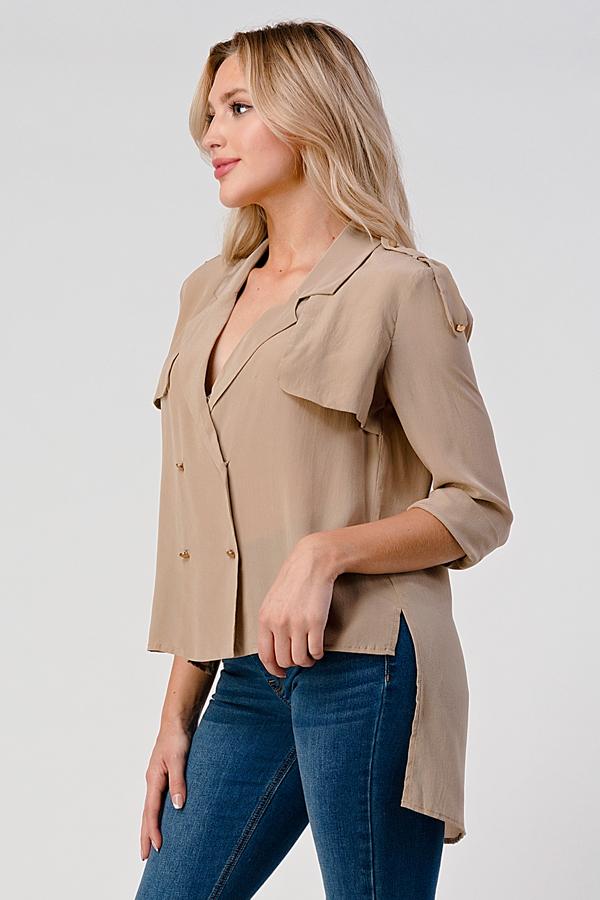 ARROW Trench Shirt Tops