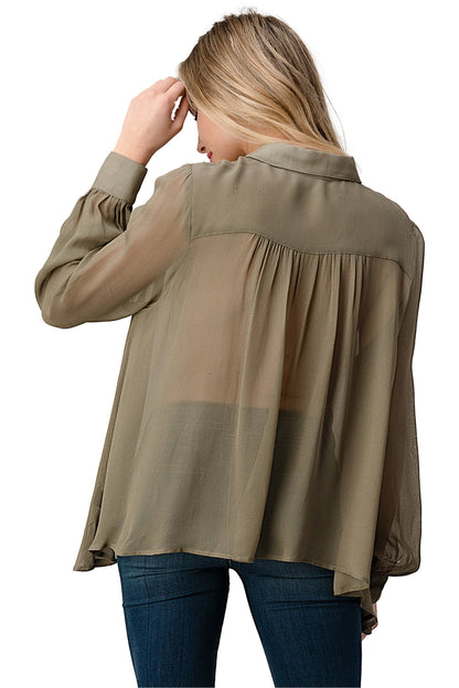 ARROW Embroidered Button-Up