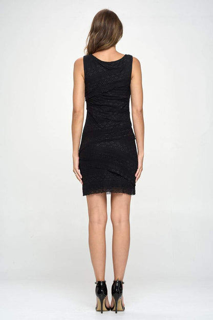 ARROW Elegant Layered Lace Bodycon Dress