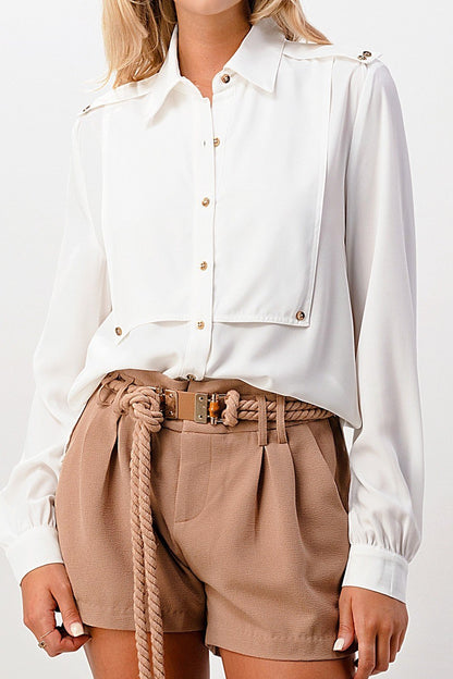 ARROW Military Blouse with Gold Buttons