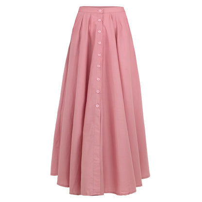 Hazel Teague Pleated Maxi Skirt