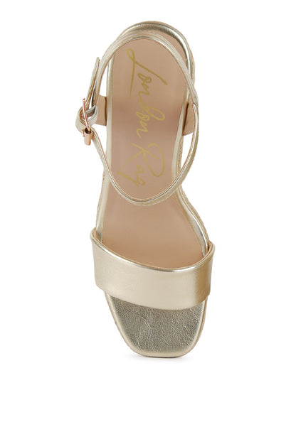 Lisa Augie Woven Wedge Sandals