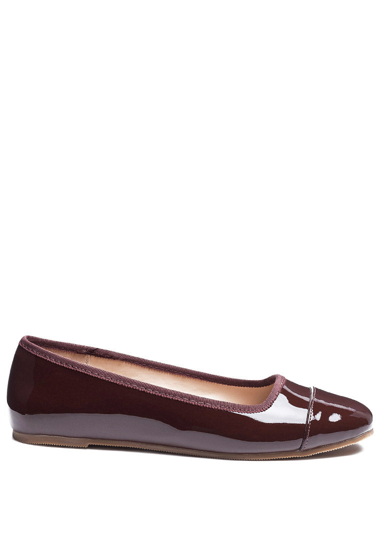 Camella Round Toe Ballerina Flats