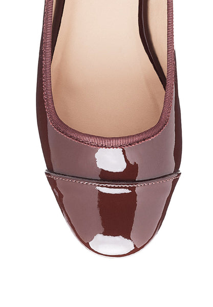 Camella Round Toe Ballerina Flats