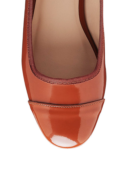 Camella Round Toe Ballerina Flats