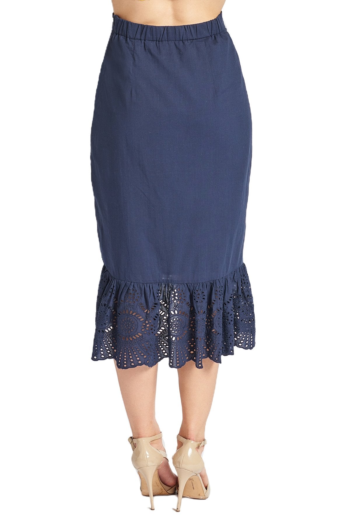 Aspen Summer Asymmetric Hi-Lo Skirt